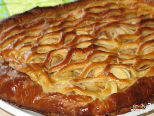 Рецепт Дрожжевой пирог с яблоками
