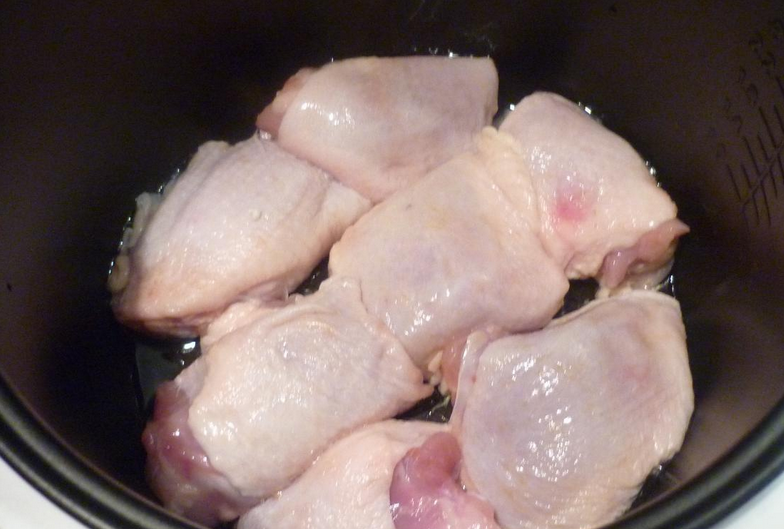Рецепт Тушеная курица с цветной капустой