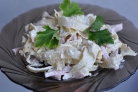 Салат с блинами из крахмала