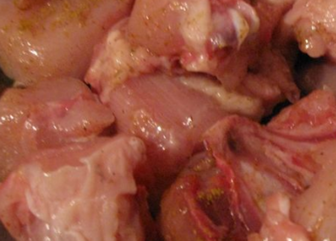 Рецепт Кабачки с курицей в духовке