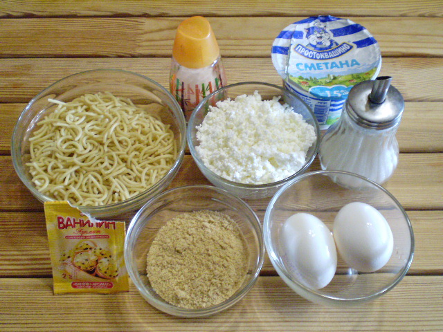 Лапшевник с творогом и сыром, пошаговый рецепт на ккал, фото, ингредиенты - alla_33