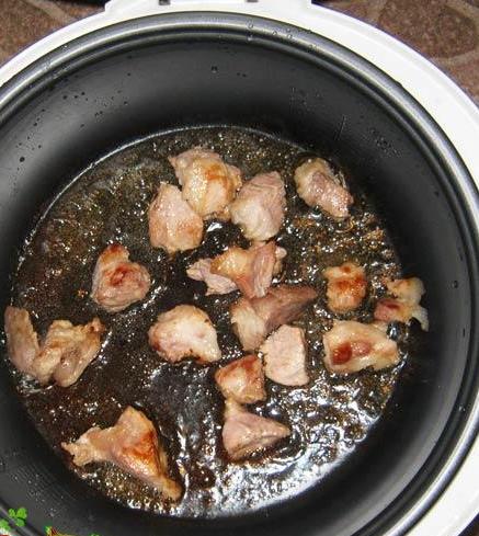 Рецепт Свинина в мультиварке "Поларис"