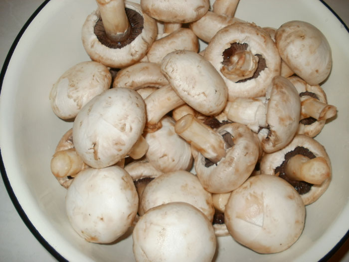 Рецепт Постные фаршированные грибы