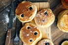 Черничные панкейки