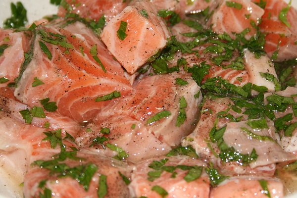 Красная рыба на гриле - пошаговый рецепт с фото на Повар.ру
