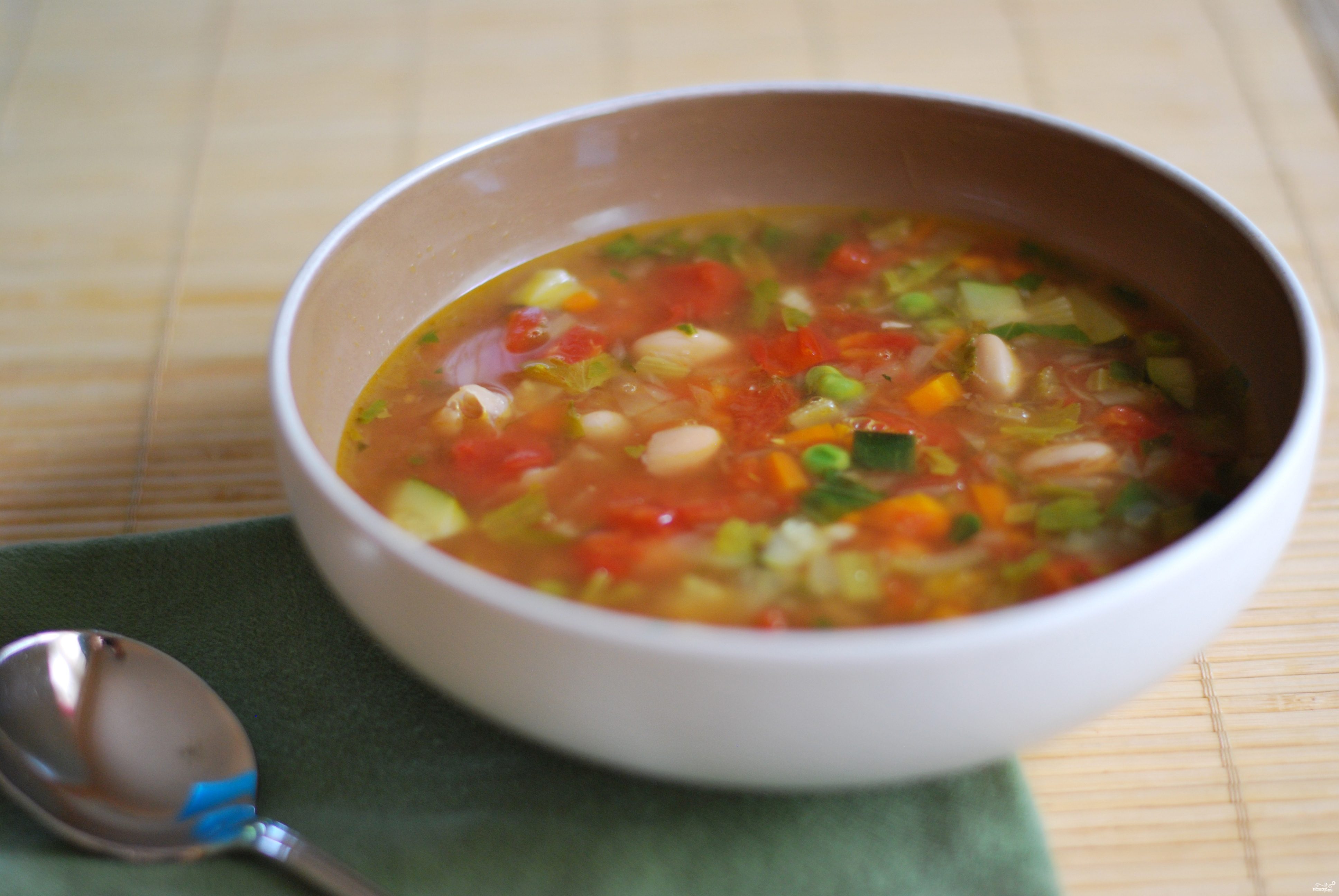 Рецепт Овощной суп с болгарским перцем