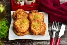 Куриные котлеты с кабачком и творогом