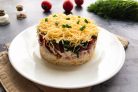 Салат "Минутка" с копченой грудкой
