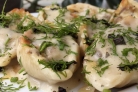 Фаршированные макароны "ракушки" под соусом "Бешамель"