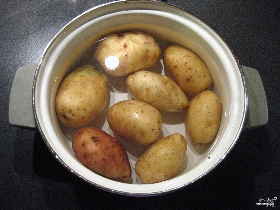 Рецепт Салат из яиц и картофеля