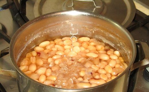 Рецепт Суп с фасолью и беконом