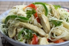 Рисовая вермишель с курицей