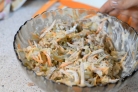 Салат из свинины с горошком