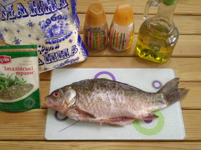 Рецепт Жареная рыба в манке