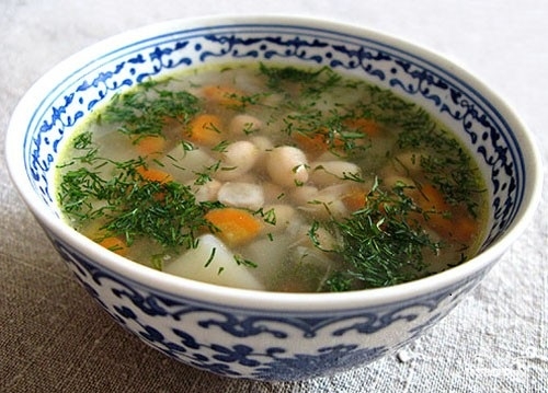 Рецепт Рыбный суп с фасолью