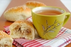 Пирожки с курицей и яйцом