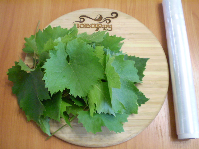 Рецепт Виноградные листья на зиму