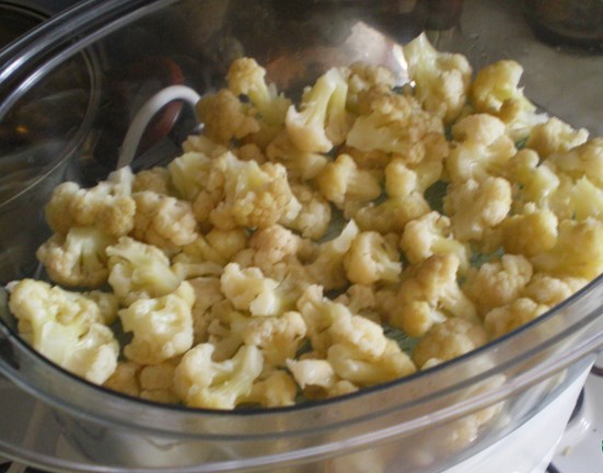 Рецепт Омлет с цветной капустой в духовке