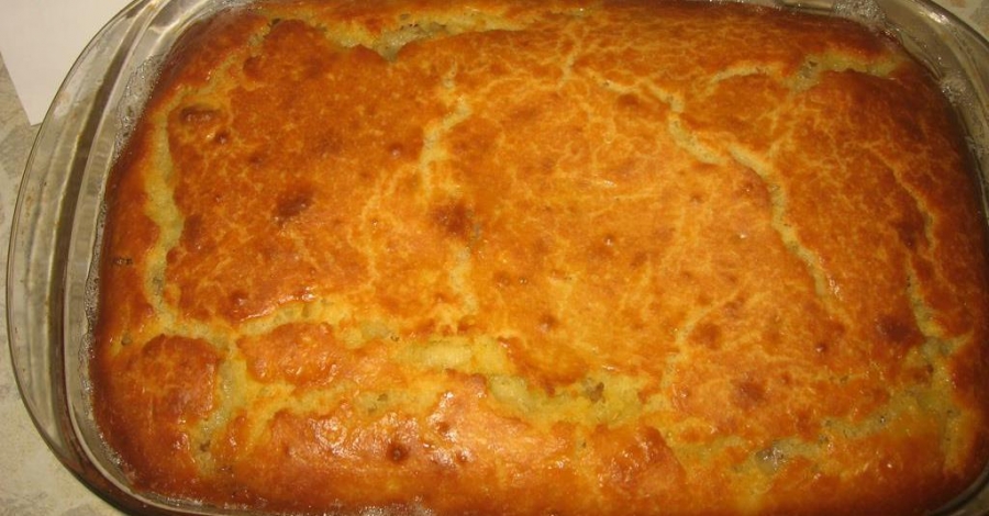 Заливной пирог с картошкой на кефире в духовке пошаговый рецепт фото