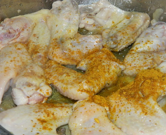 Рецепт Курица в духовке с рисом