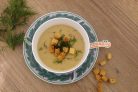Луково-сельдерейный суп с грибами