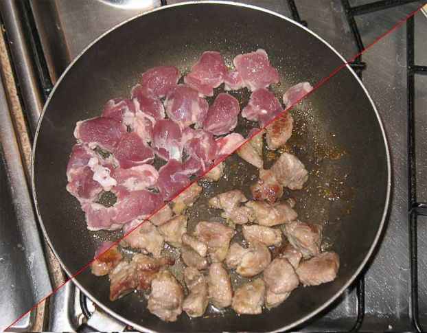 Рецепт Жареная свинина с картошкой
