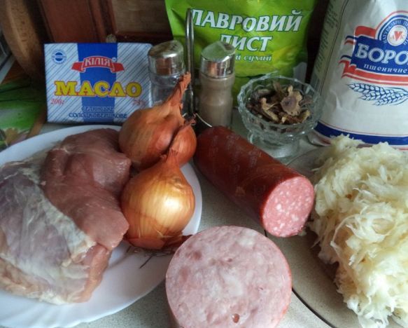 Рецепт Солянка из квашенной капусты