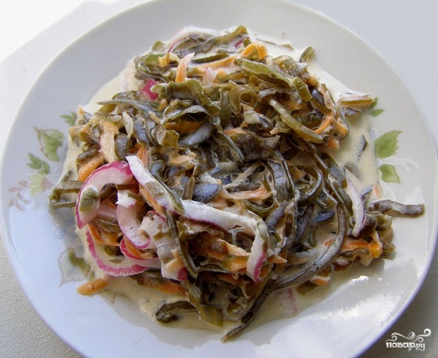 Рецепт Салат из морской капусты