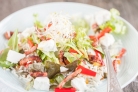Салат с сыром и рисом