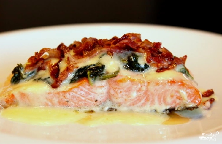 Рецепт Семга под сыром