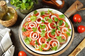 Армянский салат с кинзой