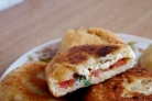 Пирожки с брынзой и зеленью
