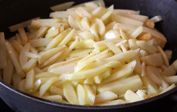 Рецепт Картошка с сыром на сковороде