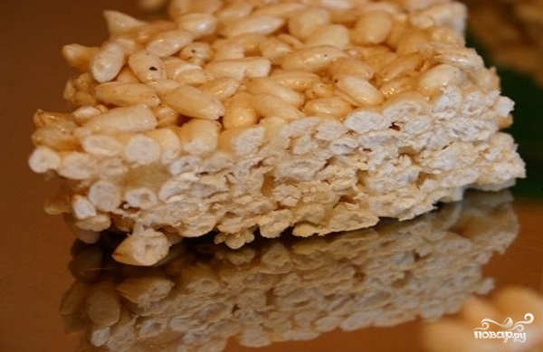 Рецепт Воздушный рис в карамели