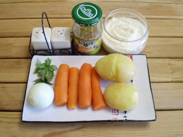 Рецепт Салат из моркови и картофеля