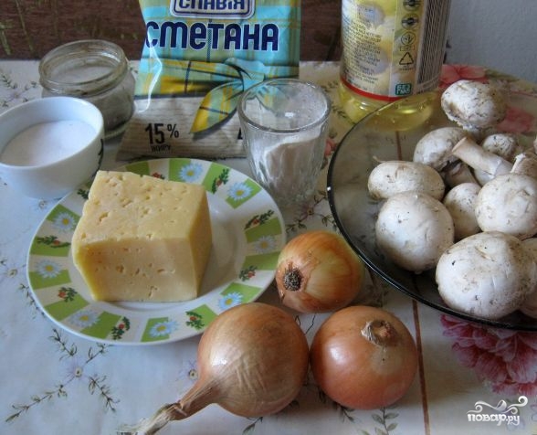 Рецепт Жюльен из грибов