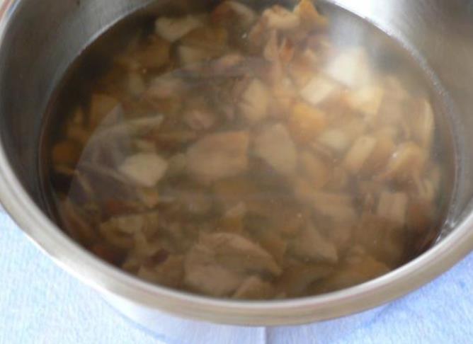 Рецепт Суп из соленых грибов