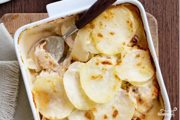 Рецепт Запеканка с картофелем и курицей