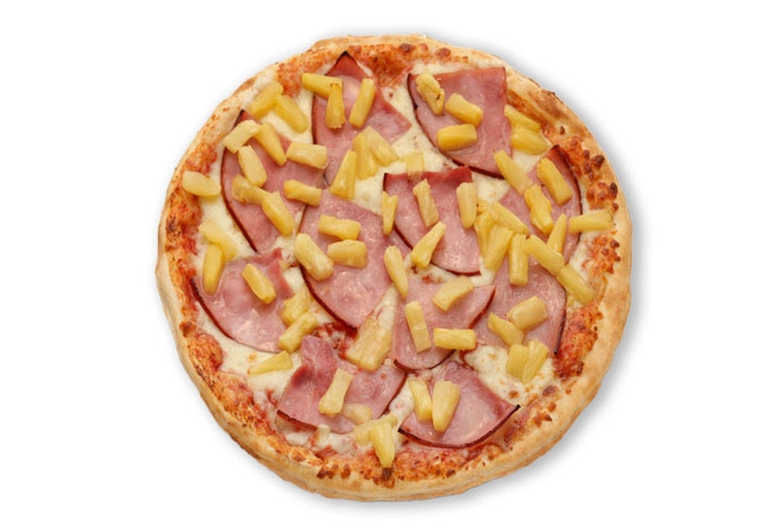 Рецепт Пицца с ананасами и ветчиной