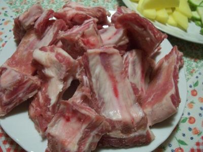 Рецепт Картошка со свиными ребрышками
