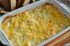 Картофельная запеканка с луком в сливках