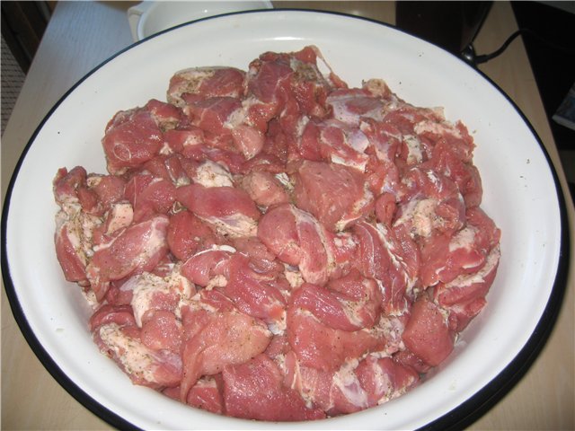 Рецепт Домашняя тушенка из свинины