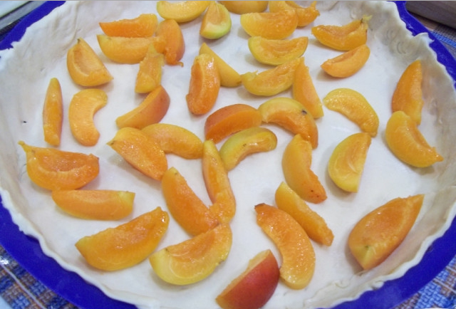 Рецепт Абрикосовый пирог с ванилью