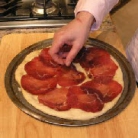 Рецепт Пицца с рукколой и ветчиной