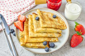 Блинчики на сухом молоке