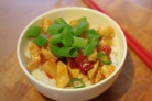 Курица в кисло-сладком соусе с рисом