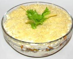 Рецепт Сырный салат "На праздничный стол"