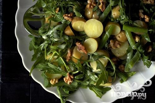 Рецепт Салат с картофелем и фасолью