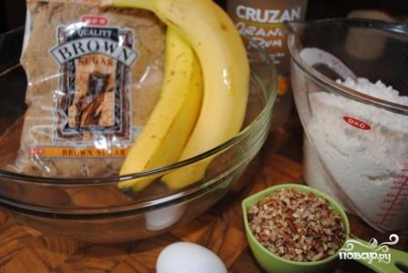 Рецепт Банановые маффины с орехами