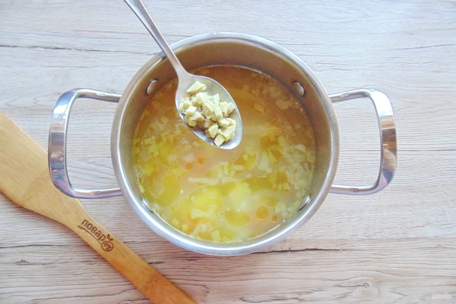 Суп из чечевицы с имбирем